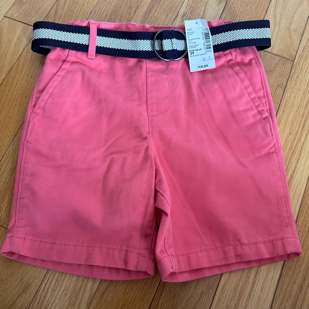 NWT Children’s Place Dress Shorts with belt